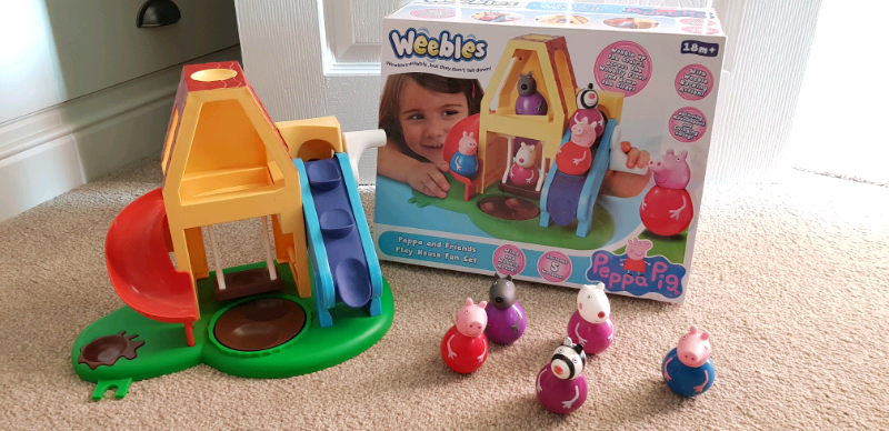 peppa pig weebles playset